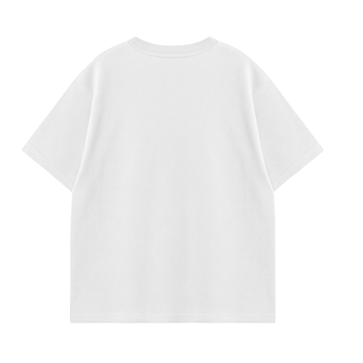 7 White Drop Shoulder T-Shirt