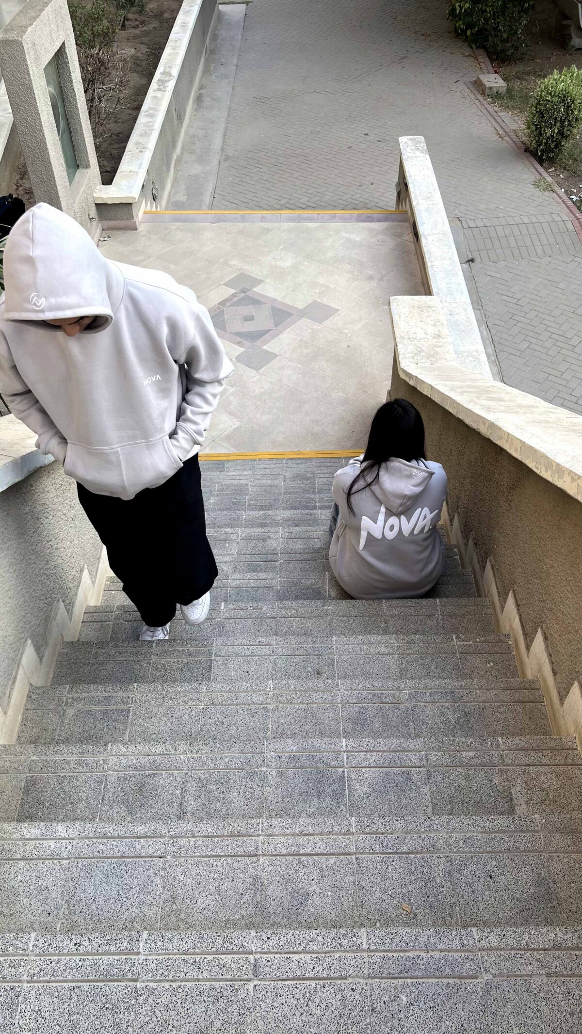 Boxy Oversized Hoodie - Grey