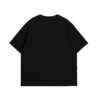 3 Black Drop Shoulder T-Shirt