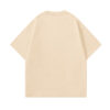 4 Beige Drop Shoulder T-Shirt