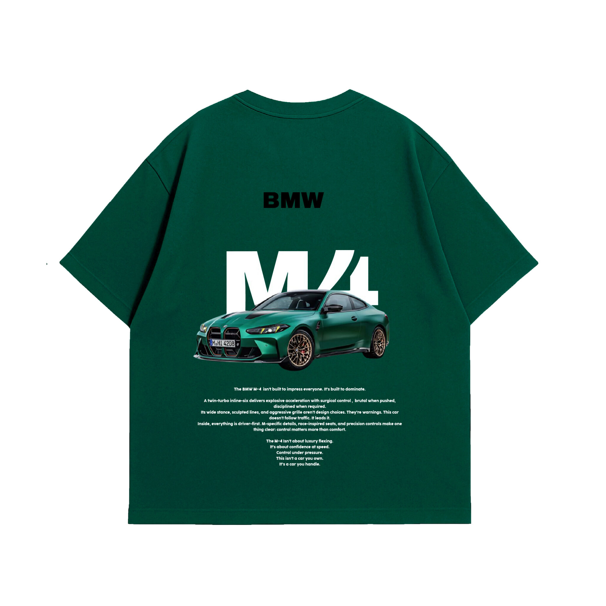 bottle-green-drop-shoulder-t-shirt